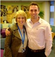 Libby Seath with her serving officer son David Seath - one of the many impressive speakers in 2012