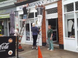  New shop fascia for Kew Gardens Newsgents