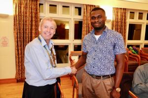 New Rotary Member Inducted