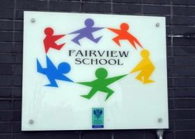 Fairview school sign
