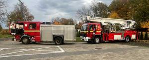 The two fire engines