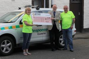Cheque Handover to First Response