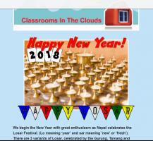 Classrooms in the Clouds New Year 2018 newsletter