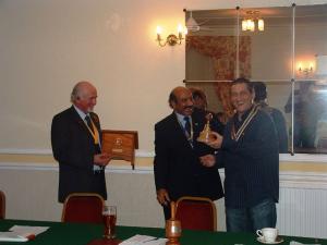 Presentation of Lectern and Bell from Furness Rotary Club Oct 2009