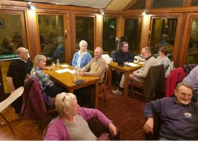 Quiz and supper at the Baron