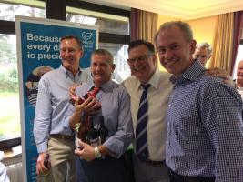 Winners of the Golf Competition organised by our club and Inner Wheel at Hankley Common Golf Club on 10 October. Over £10,000 was raised for the charity.