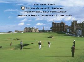 Rotary Club of St Andrews International Golf Tournament 2013