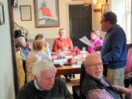 Lunch meeting at the Farmer Arms Presteigne