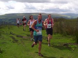 Runners at top of Black Hill