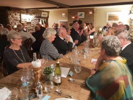 President's night at the Riverside in Aymestry
