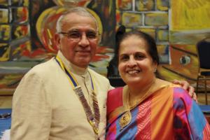 President Jayaram and Geetha