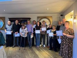 Awards  - acknowledging support from Rotary friends