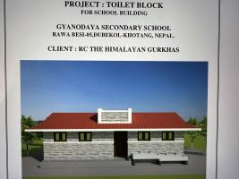Toilet blocks for Nepal Schools