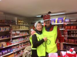Our second Christmas collection at the Coop in Knighton