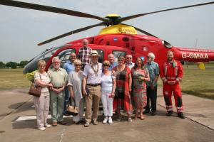 We visit the Midlands Air Ambulance base at Cosford