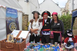Our 'Pirate' Theme stall at the Sea Ilfracombe Maritime Festival