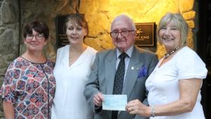 Allander Rotary present a cheque for £36,220 to Kidney Kids Scotland (1st August 2019).  This is the largest single donation that the Charity has ever received and the largest Allander has ever presented.