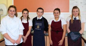 The Young Chefs ready to go ....

