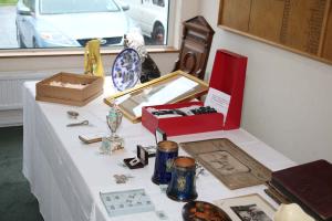 Some of the items brought for valuation