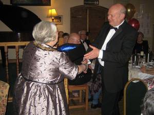 Rotarians Recognised at Oswestry Town Council Civic Dinner