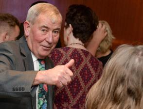 Jim Buttress. The main speaker, a brilliant raconteur, told us his life story.