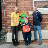 Community Defibrillator at The Salvation Army, Langley Moor