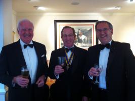 Mike Jones, President Stuart and David Davies at The Wynnstay