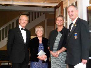 Senlac Rotary President welcomes the Lord Lieutenant of East Sussex, Mr Peter Field