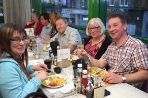 A great evening of Fizz and Chips at the Allanwater Cafe
Well organised George.