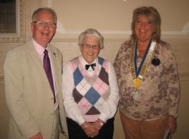 New Prestwick Rotary member Mary McCormack