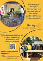 A Zoom presentation for potential members Rotary