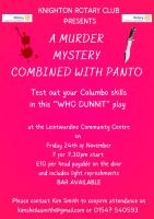 Murder Mystery evening at Leintwardine Community Centre