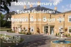 100th Anniversary of Rotary Foundation 