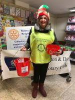 Our first Christmas Collection at the Co-op in Knighton