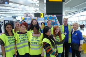 Children in Need Collection Heathrow 13th Nov 2015