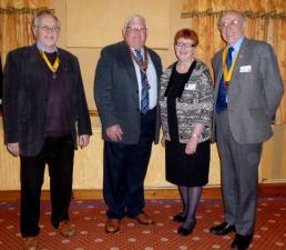 AG Beryl with President Brian, President Elect Gwyn and President Nominee John (left).