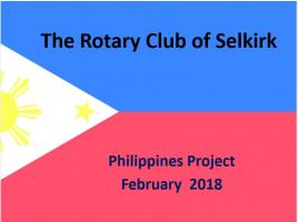 Philippines Project 2018