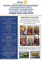 July 2023 Knight Club newsletter