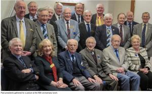 Past Presidents celebrating 90th anniversary on 11th April 2018