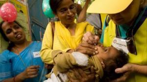 Polio Immunisation in action