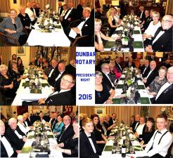 Rotary Club of Dunbar President's Night 