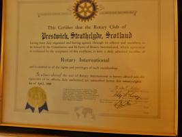 Prestwick Rotary Charter