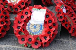 Rotary Club of Guernsey remembers those who gave so much service above self interest (12 November 2017)