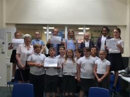 St Mary's Rotakids with citation