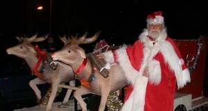 Magnificent Reindeer get their first outing with Santa in Hazlemere
