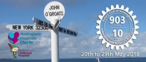 Rotary Club of Nottingham - John O'Groats to Lands End
