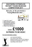 Young Musician 2017 Poster