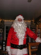 Santa Claus visited Ripon Rowels Rotary before going to see the children of Ripon area.