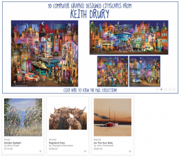 Screenshot of The Breeze Gallery website with kind permission of Bob Corsie