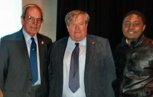 International Chairman Richard Cundy PHF with speakers